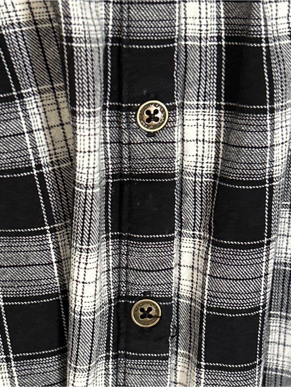 Knox Rose Plaid V-Neck Long Sleeve Button Down Flare Sleeve Comfy Dress Size XL - Picture 5 of 10